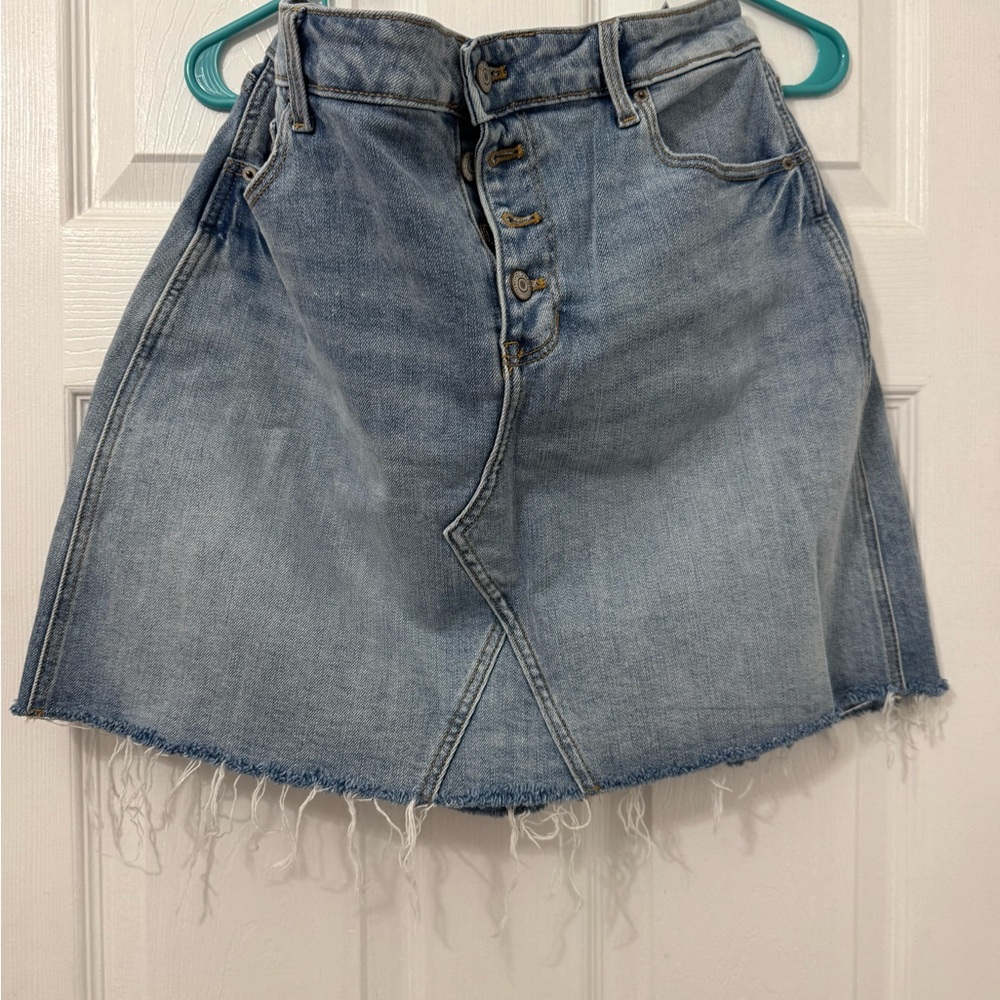 Old Navy Blue Denim Mini Skirt
